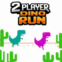 2 Player Dino Run - free online game