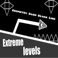 PLay Geometry Dash Black Line now!