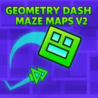 PLay Geometry Dash Maze Maps V2 now!