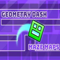 PLay Geometry Dash Maze Maps now!