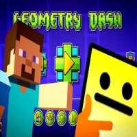 PLay Geometry Dash Minecraft Skins now!