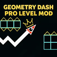 PLay Geometry Dash Pro Level Mod now!
