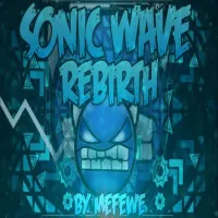 PLay Geometry Dash Sonic Wave Rebirth now!