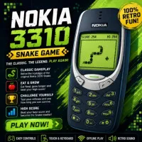 Nokia 3310 Snack Game - free online game
