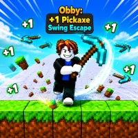 Obby: +1 Pickaxe Swing Escape - free online game