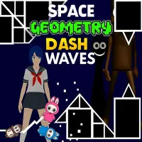 PLay Space Geometry Dash Waves now!